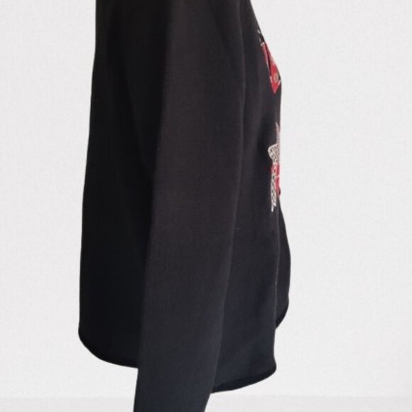 Mandal Bay Women's Christmas Button Down Cardigan Sweater Size Large - Picture 5 of 11